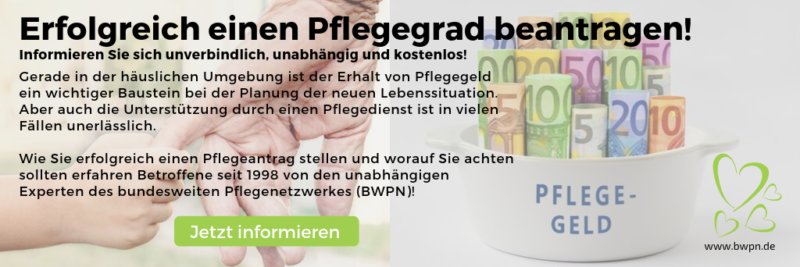 Erfolgreich einen Pflegegrad beantragen