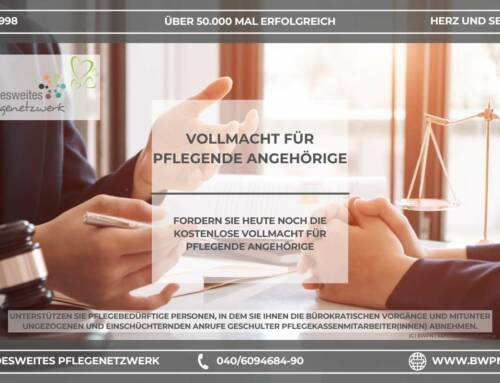 Vollmacht für pflegende Angehörige