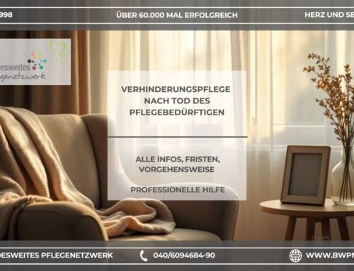 Verhinderungspflege nach Tod des Pflegebedürftigen